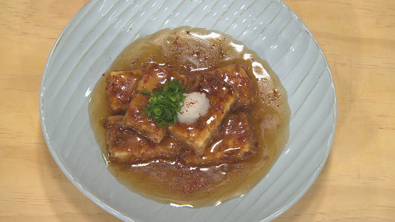 あんかけ豆腐(「SUPER JUNIORイトゥクのおいしい韓国レシピ」) 