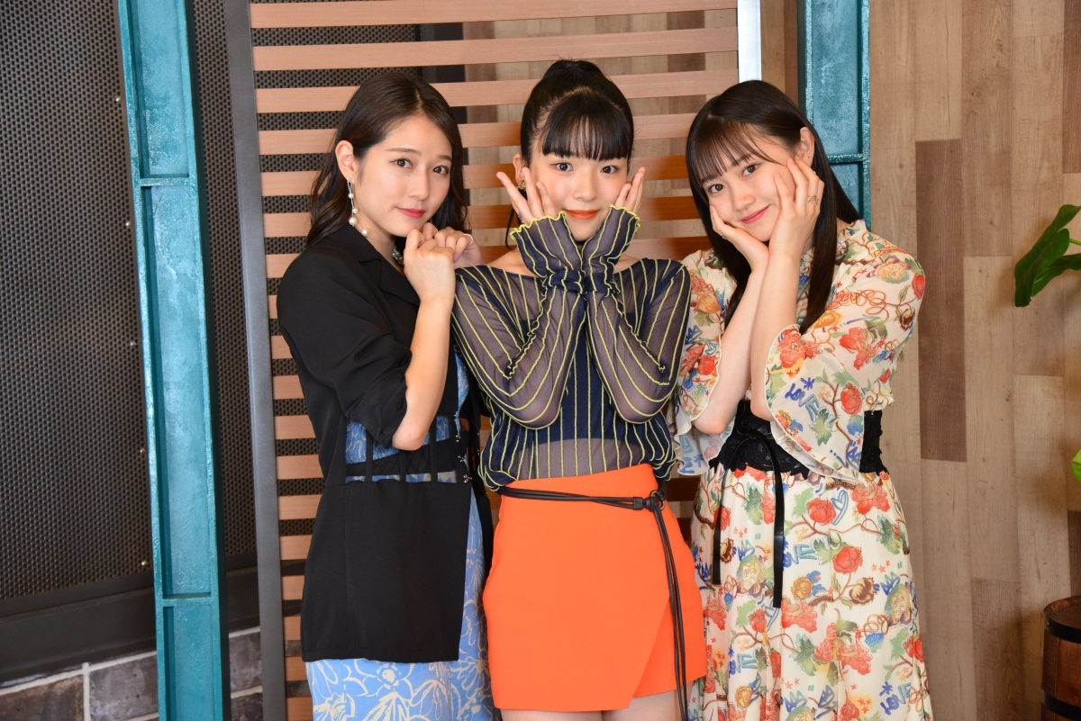 写真左から 谷本安美、豫風瑠乃、小野田紗栞