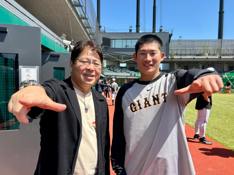 真中満と増田陸選手