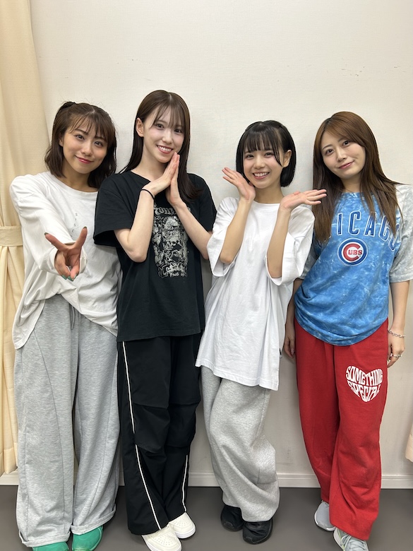iLiFE!のあいす、TEAM SHACHIの坂本遥奈、NEO JAPONISMの辰巳さやか、LarmeRの七海花菜