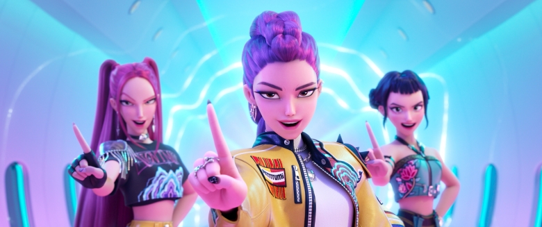KPOPスーパースターのルミ、ミラ、ゾーイの活躍を描くNetflix映画「KPOPガールズ!デーモン・ハンターズ」
