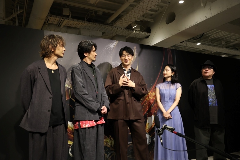 劇場版『牙狼＜GARO＞ TAIGA』の記者会見の様子