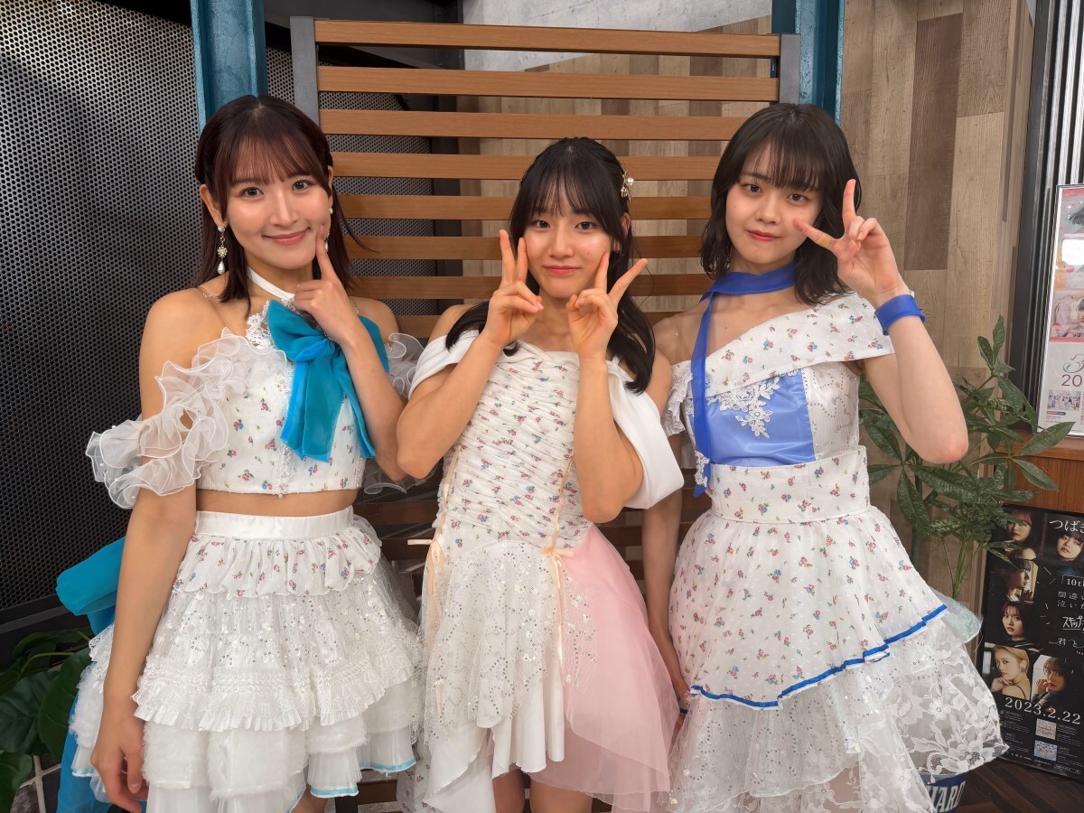 写真左より、小野瑞歩、村田結生、福田真琳