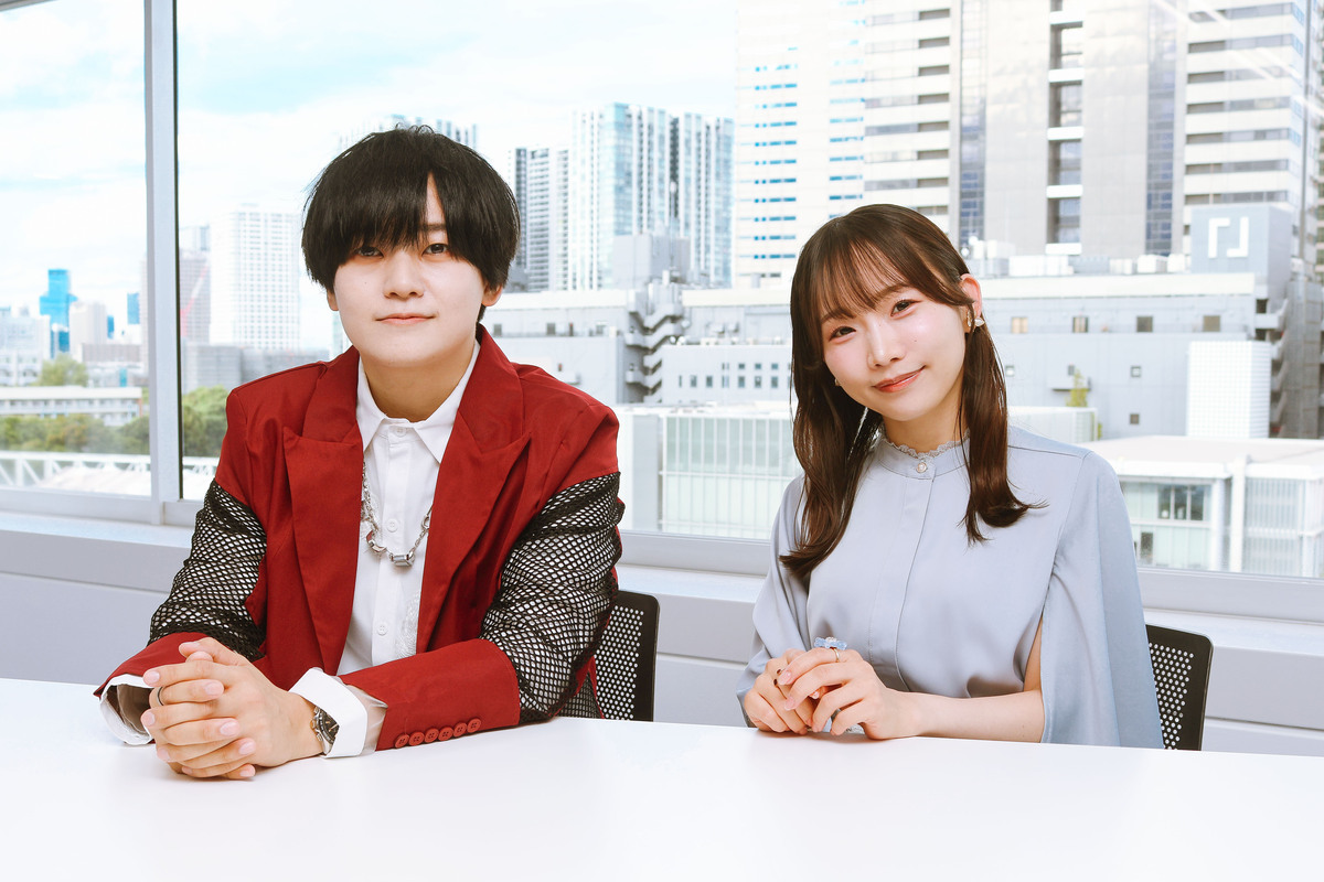 アニメ『矢野くんの普通の日々』に出演中の天崎滉平、貫井柚佳