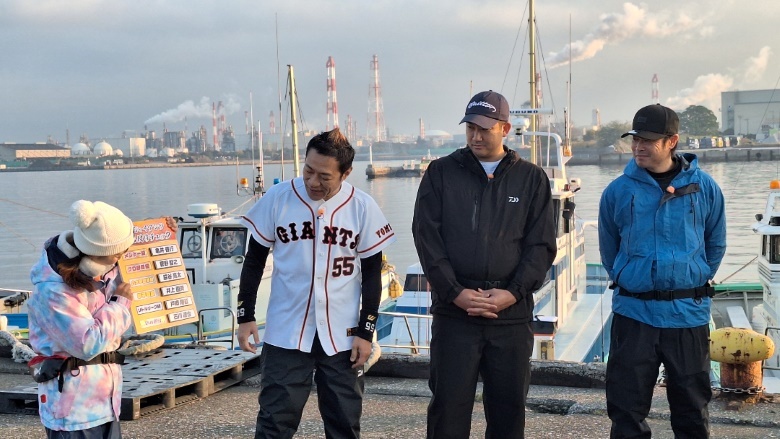 『熱釣プロ野球2026 読売ジャイアンツ』ロケ中の様子