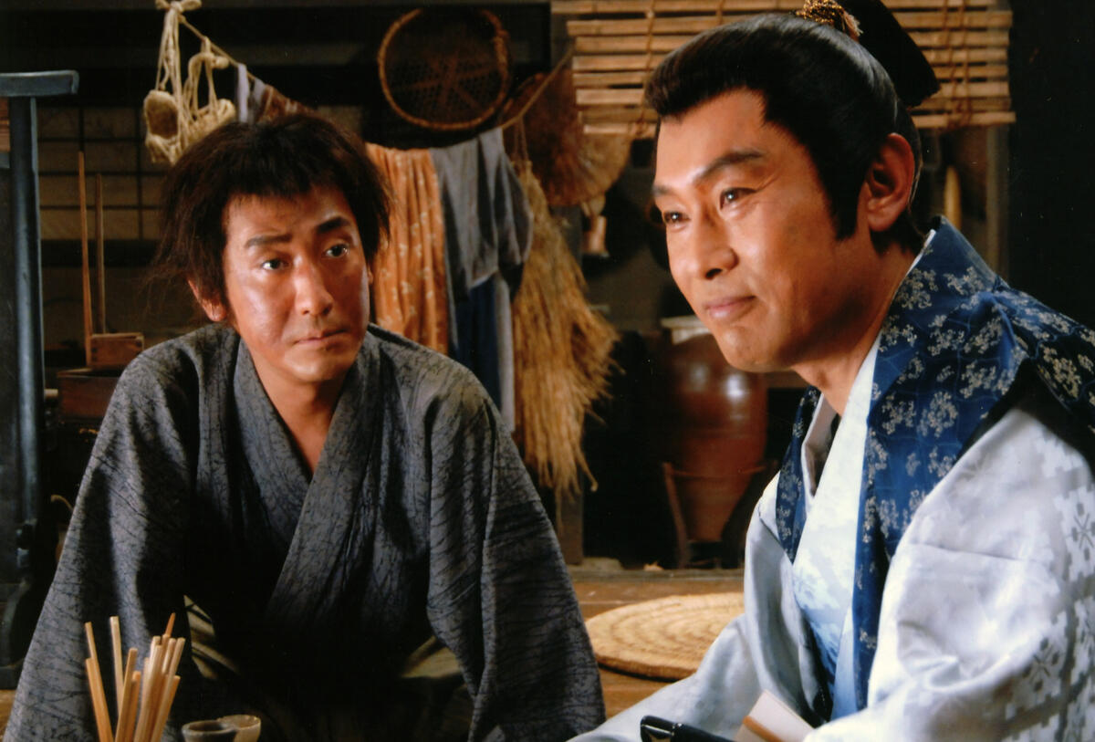 「太閤記 天下を獲った男・秀吉」に出演する中村橋之助(現・中村芝翫)(と写真左)と内藤剛志(写真右)