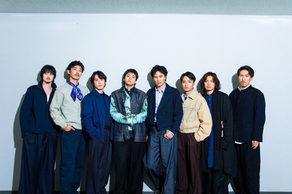 「ちるらん 新撰組鎮魂歌」に出演する山田裕貴、鈴木伸之、細田佳央太、上杉柊平、藤原季節、柳俊太郎 、宮崎秋人、岩永ひひお