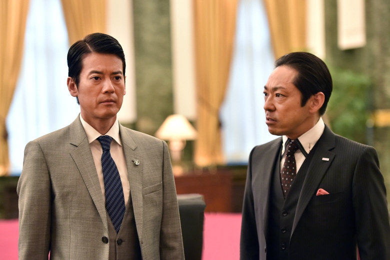 「ルーズヴェルト・ゲーム」細川充(唐沢寿明)と諸田清文(香川照之)が相対するシーンは見どころのひとつ