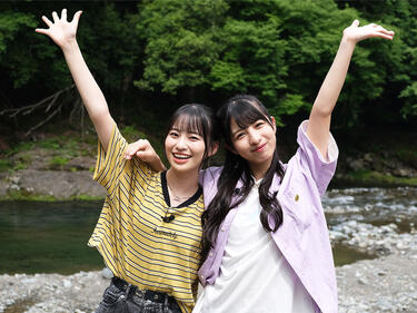 ≠ME・河口夏音と冨田菜々風がプライベートで行った箱根二人旅を語る