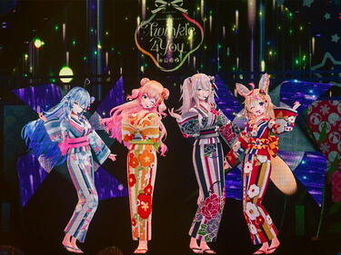 <strong>ホロライブ</strong>5期生・<strong>雪花ラミィ</strong>、<strong>桃鈴ねね</strong>、<strong>獅白ぼたん</strong>、<strong>尾丸ポルカ</strong>が息の合ったパフォーマンスを見せた初の単独ライブ「hololive 5th Generation Live 
